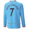 Camiseta de fútbol Manga Larga Manchester City Joao Cancelo 7 Primera Equipación 2022-23 - Hombre